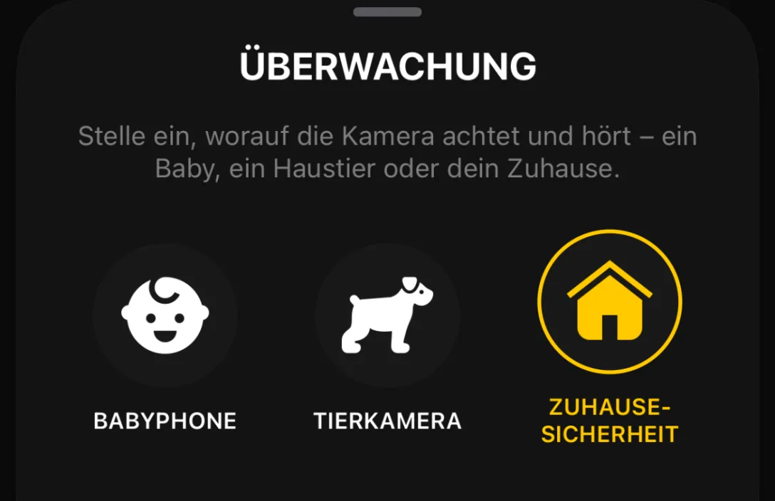 Überwachung: Babyphone, Tierkamera, Zuhause-Sicherheit